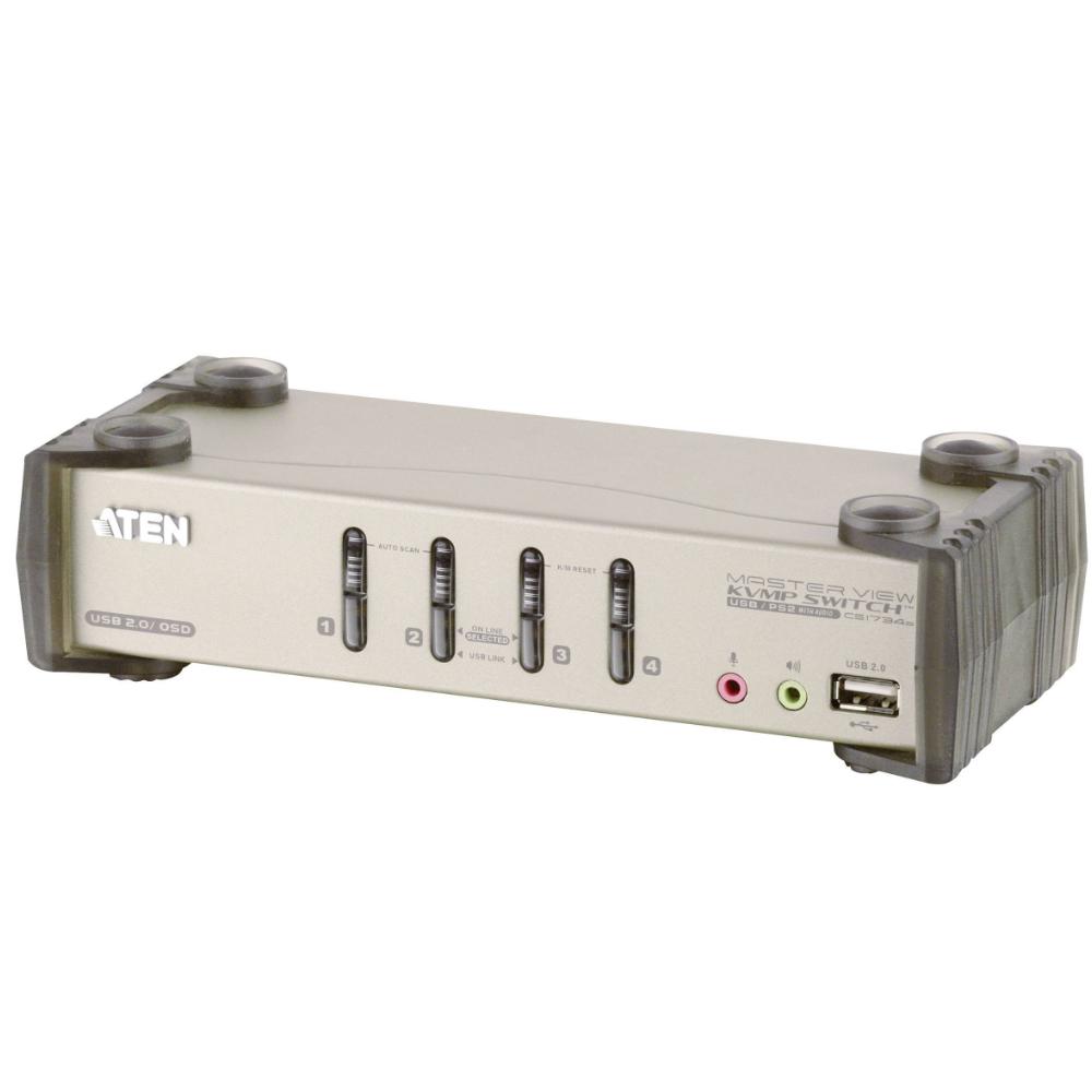 KVM Umschalter VGA / USB / Buchse - Aten
