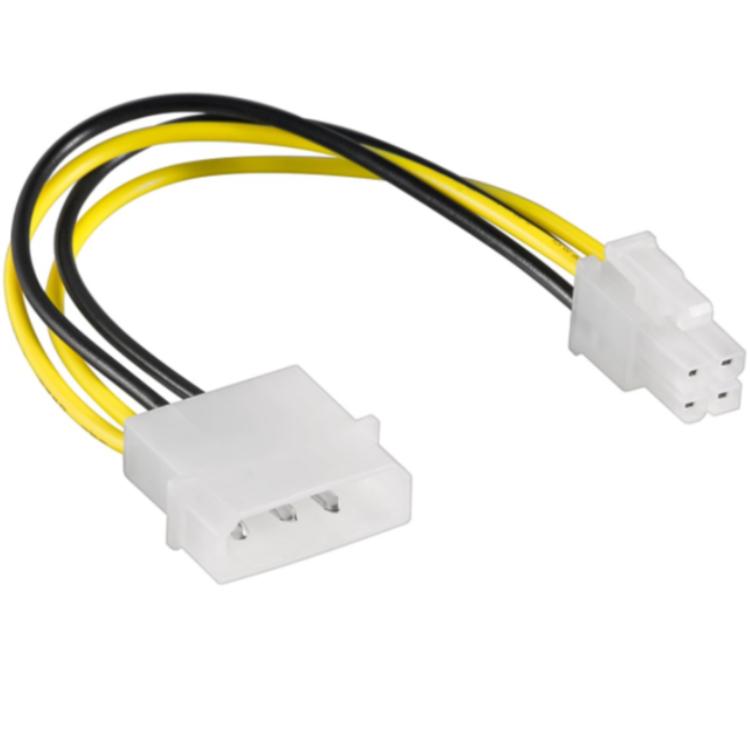 Molex auf P4 Stromkabel - Goobay