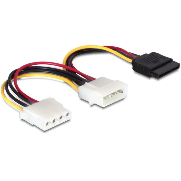 Molex zu SATA Stromkabel – 4-poliger Molex M/F zu SATA