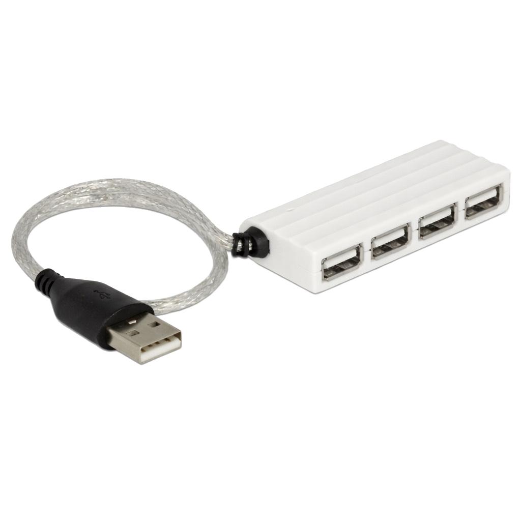 4 Anschlüsse USB 2.0 Hub