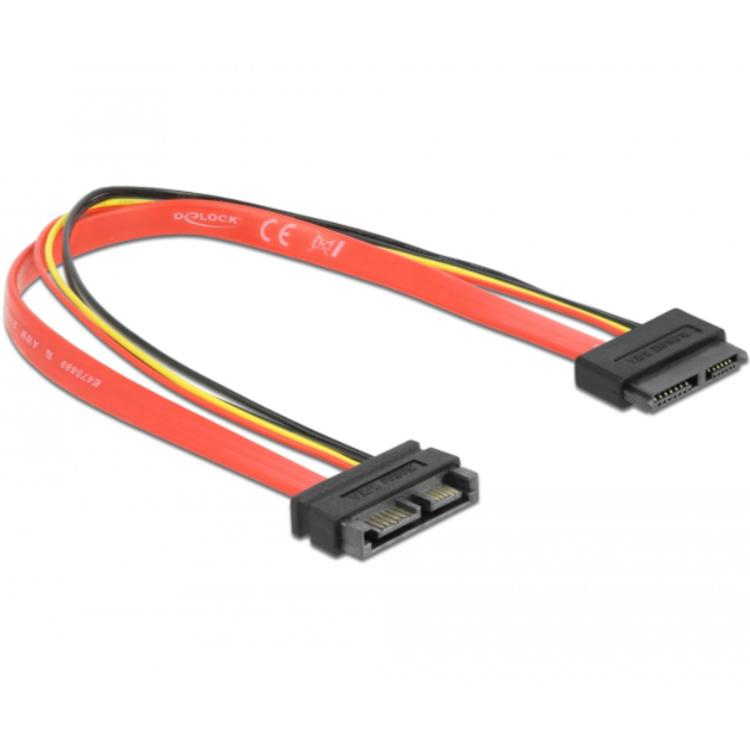 Slim SATA Kabel 0,3 Meter - Delock
