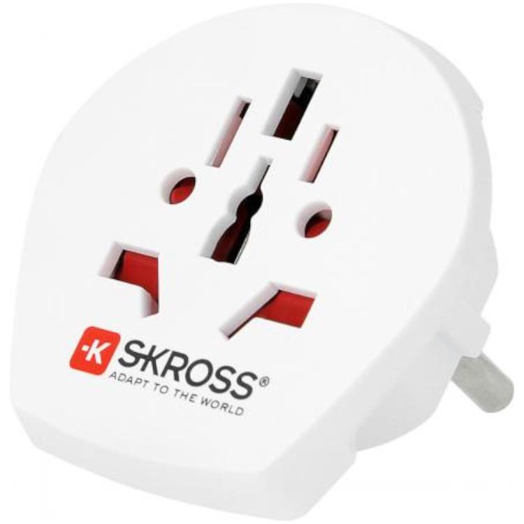 Weltreise-Stecker - Geerdet - Skross