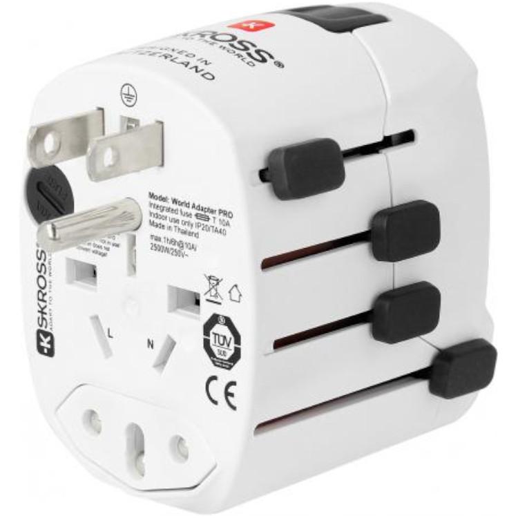 Weltreise-Stecker - Geerdet - Skross