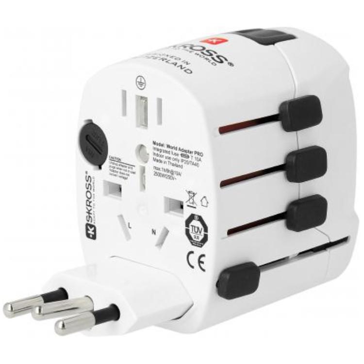 Weltreise-Stecker - Geerdet - Skross