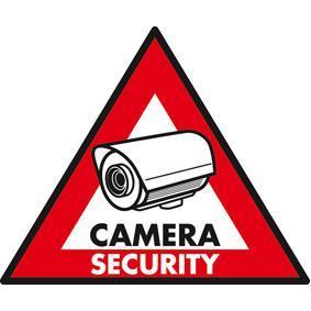 Aufkleber Kamera Sicherheit - König