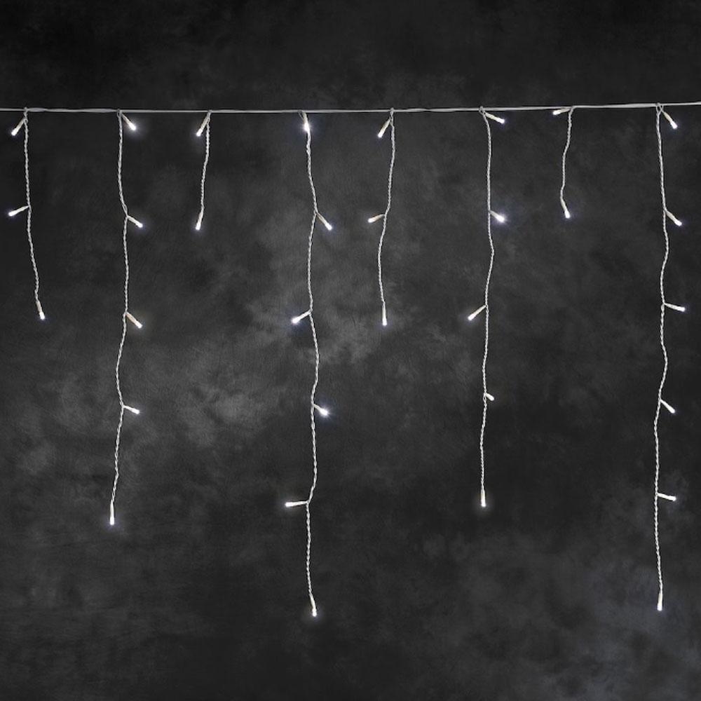 Lichtvorhang - LED-Weihnachtsbeleuchtung für innen und außen - 96 Lichter - 3 Meter - warmweiß