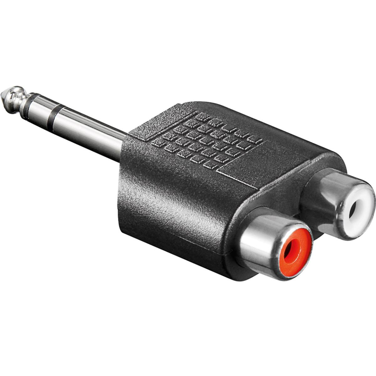 Klinkenstecker 6,3 mm Buchse Adapter - Goobay