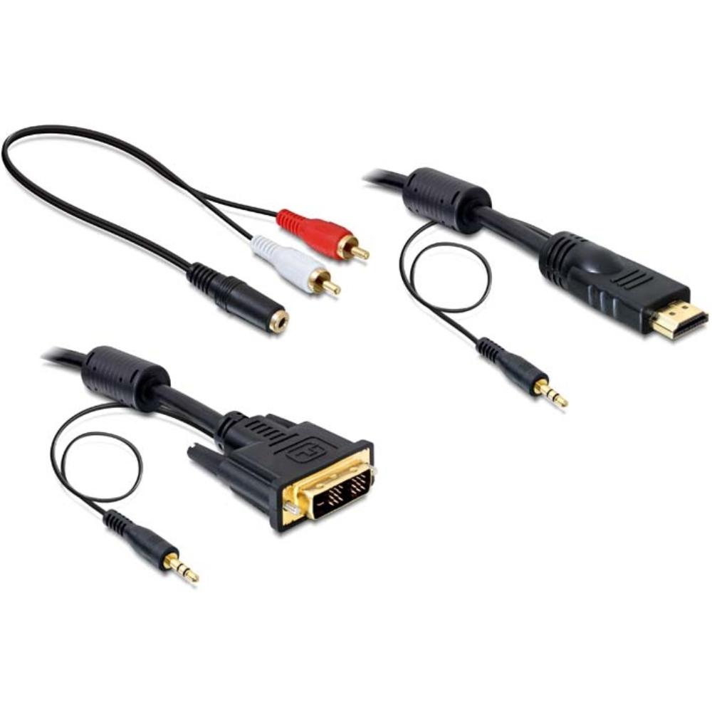 DVI HDMI Kabel mit Audio