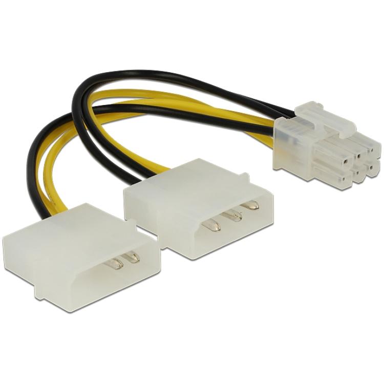 Molex zu PCIe Stromkabel - Delock