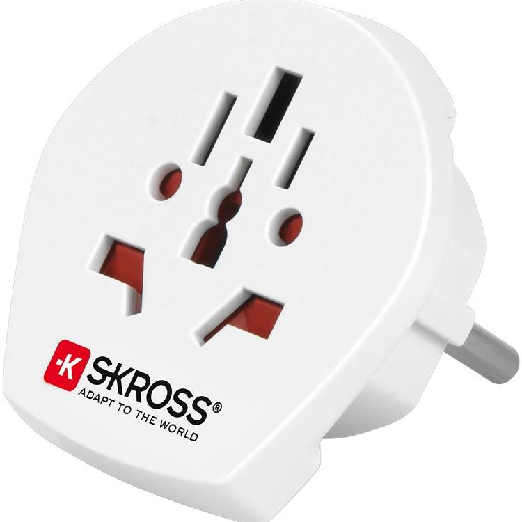Reisestecker Welt nach Europa
