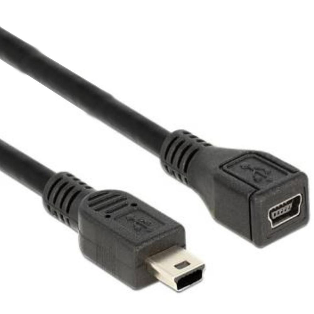 Mini USB auf USB A Verbindungskabel 2.0 - Delock