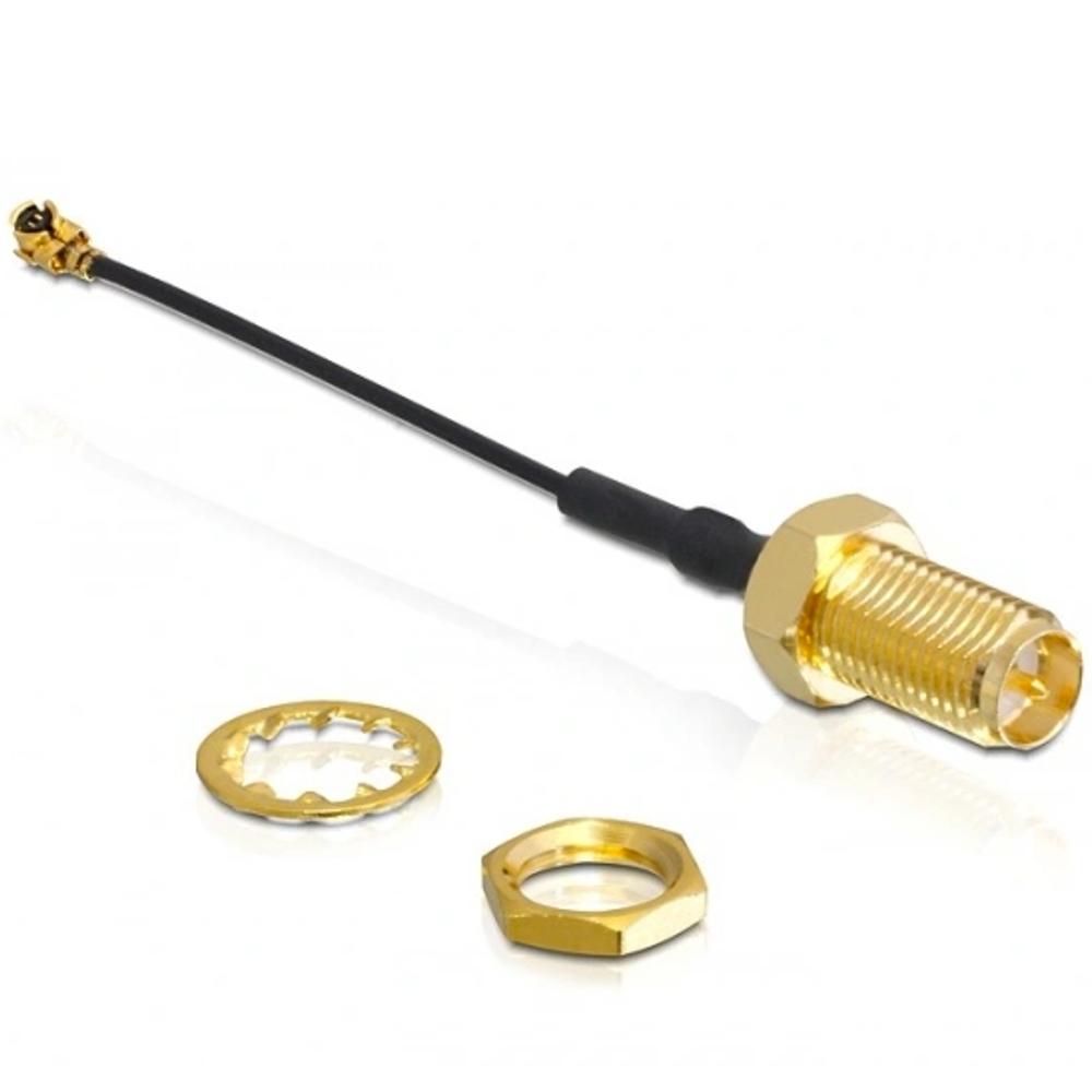 RP-SMA female zu I-PEX male Kabel – 50 Ohm