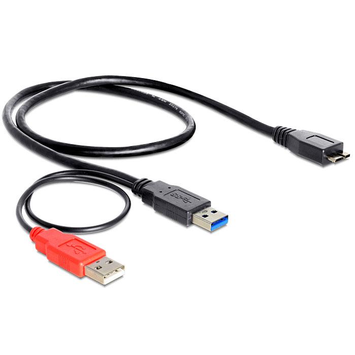 USB 3.0 Y kabel - Delock