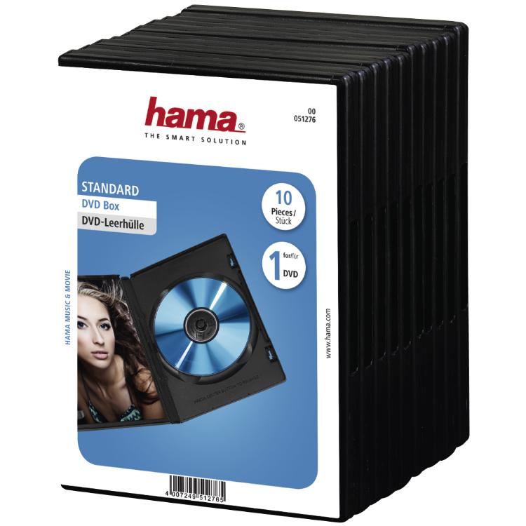 CD/DVD Leere DVD Gehäuse 10 Stück - Hama