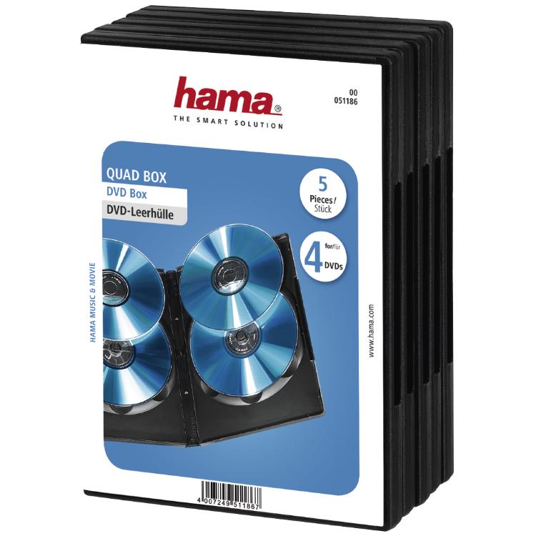CD/DVD Gehäuse 5 Stück - Hama