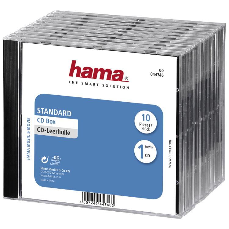 CD/DVD Leeres Gehäuse 10 Stück - Hama