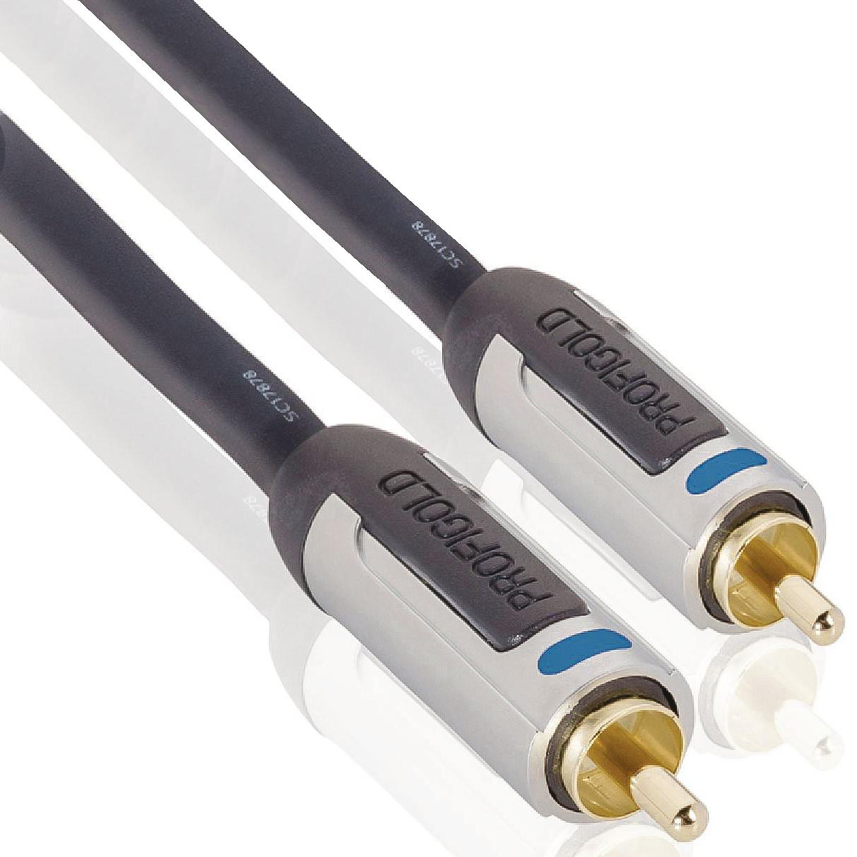 RCA-Audiokabel - Profigold