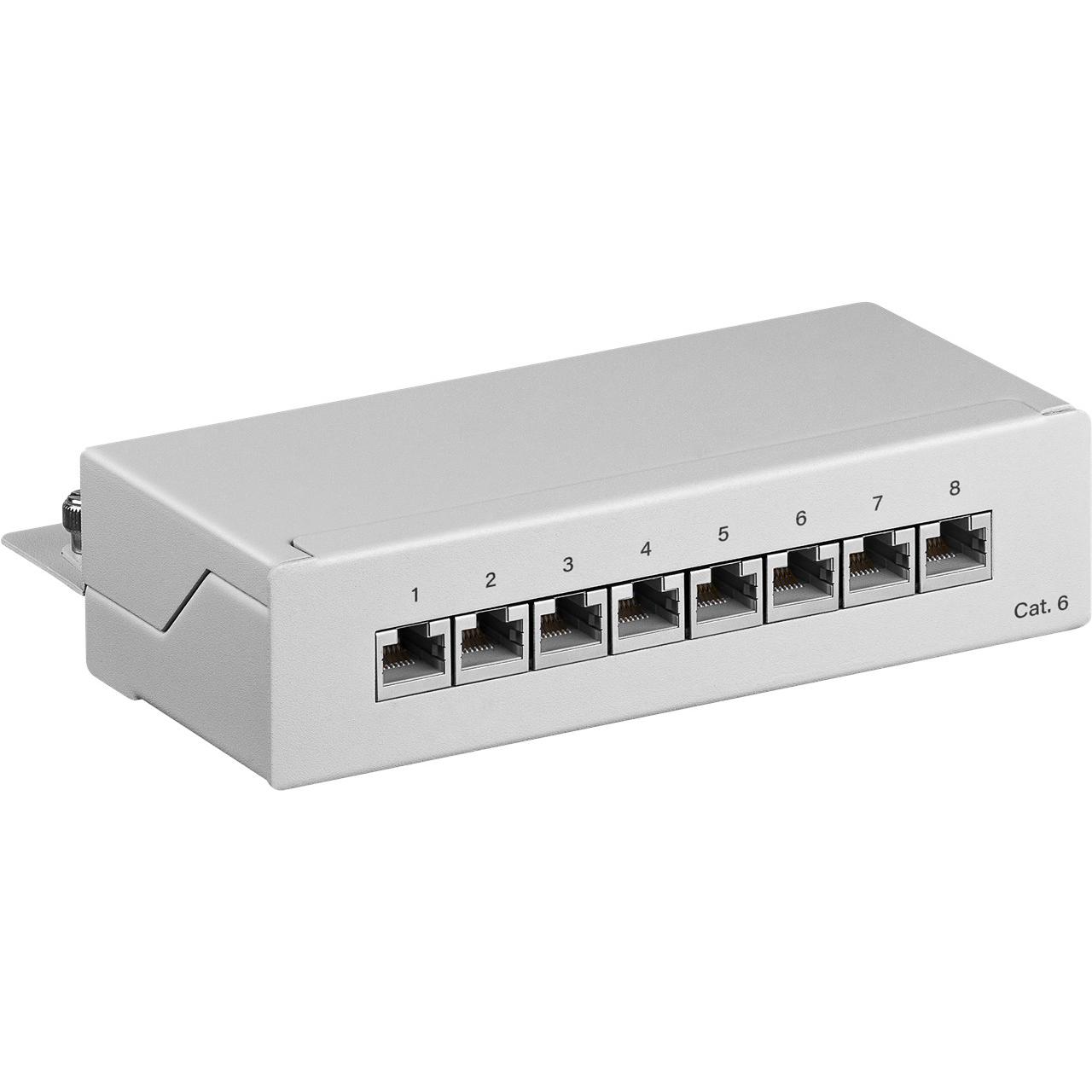 8 Port Patchpanel - Goobay