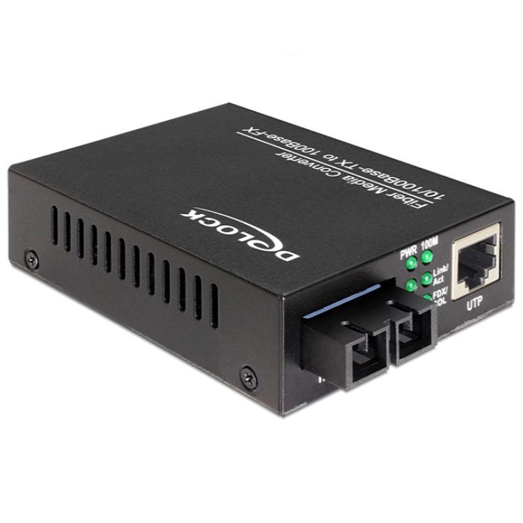 Medienkonverter Singlemode SC - Delock