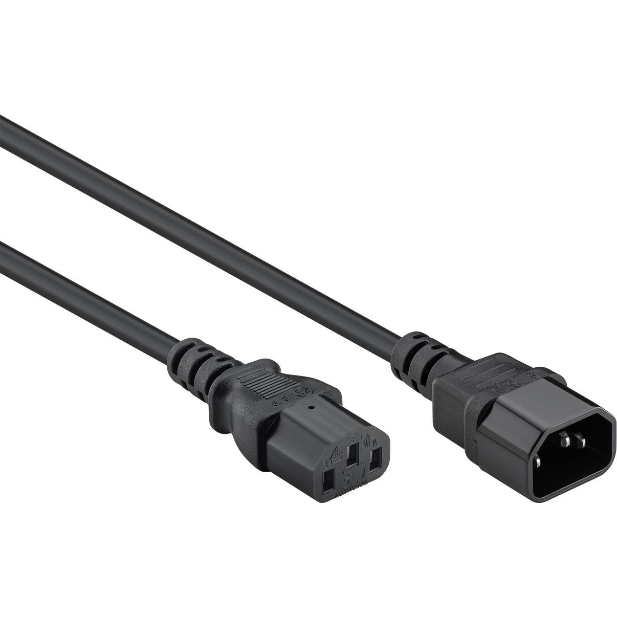 Gerätekabel C13 auf C14 - Goobay