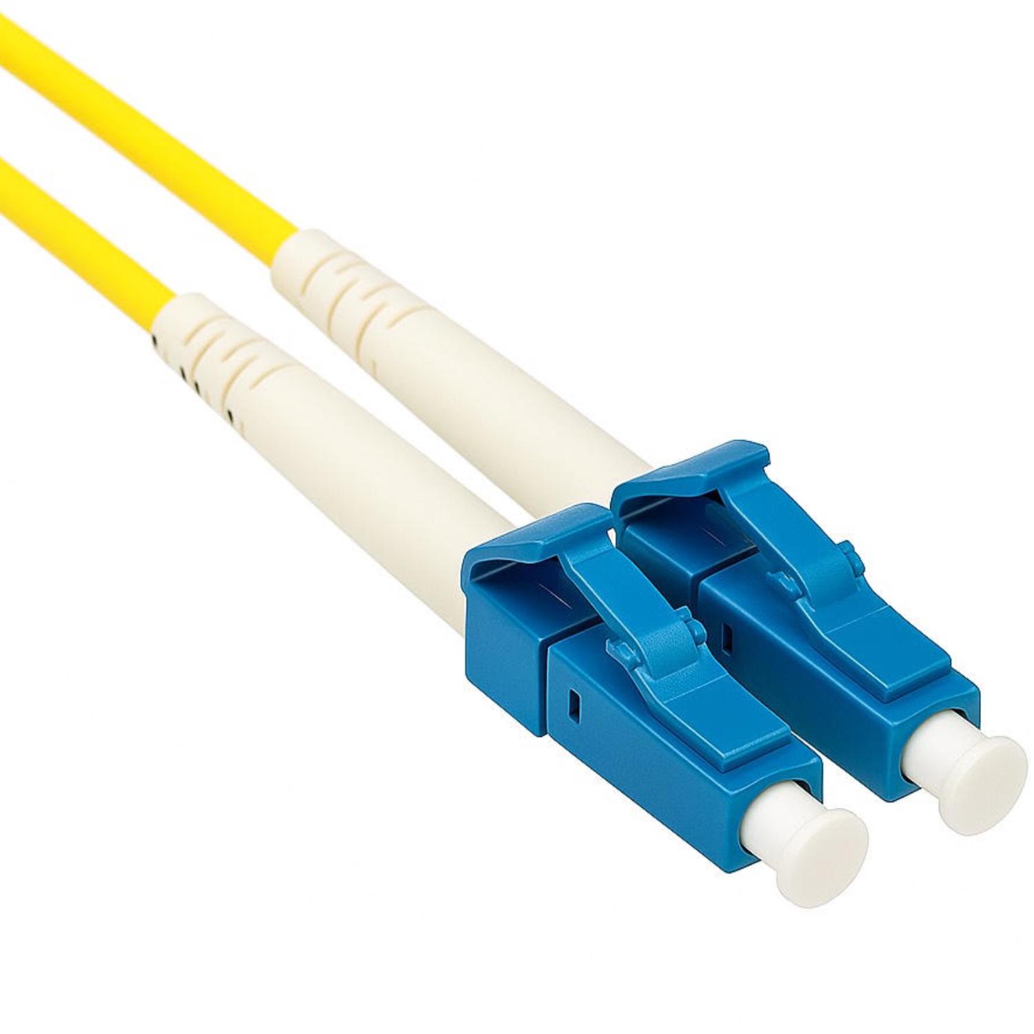 Simplex Jumper LC/LC, 9/125 1 m, LSZH, OS2, gelb