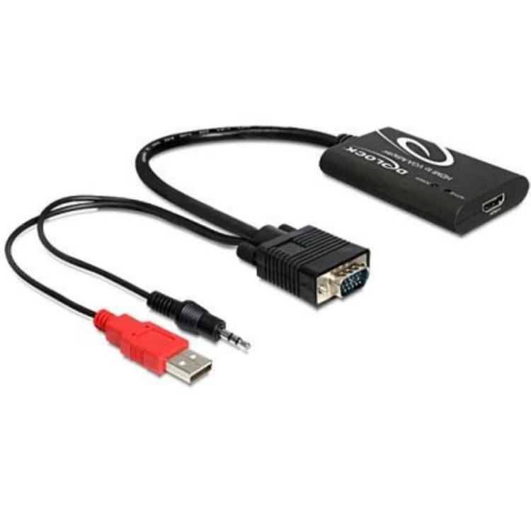 HDMI naar VGA Omvormer - Delock