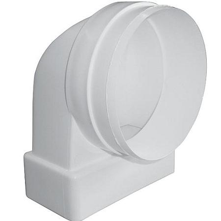Adapter quadratisch/rund - Techtube Pro