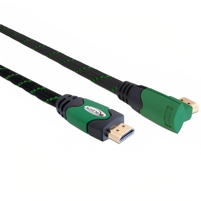 Delock - HDMI-Kabel gewinkelt - 1 Meter