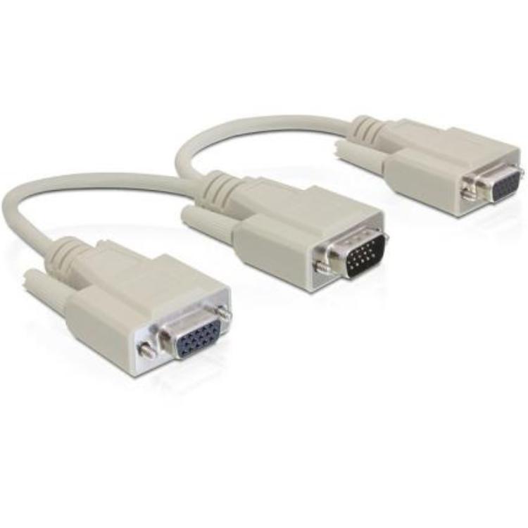 VGA Splitter - 2 Port - Delock