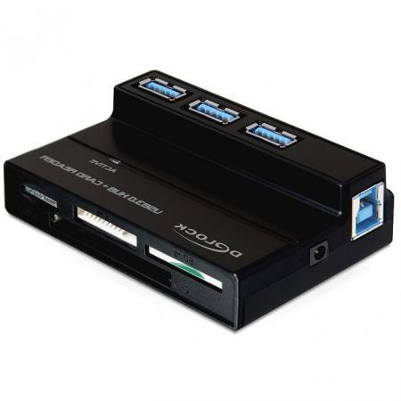 3 Port USB 3.0 Hub Kartenleser - Delock
