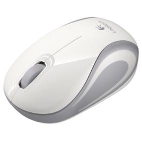 Weiße Mini Funkmaus M187 - Logitech
