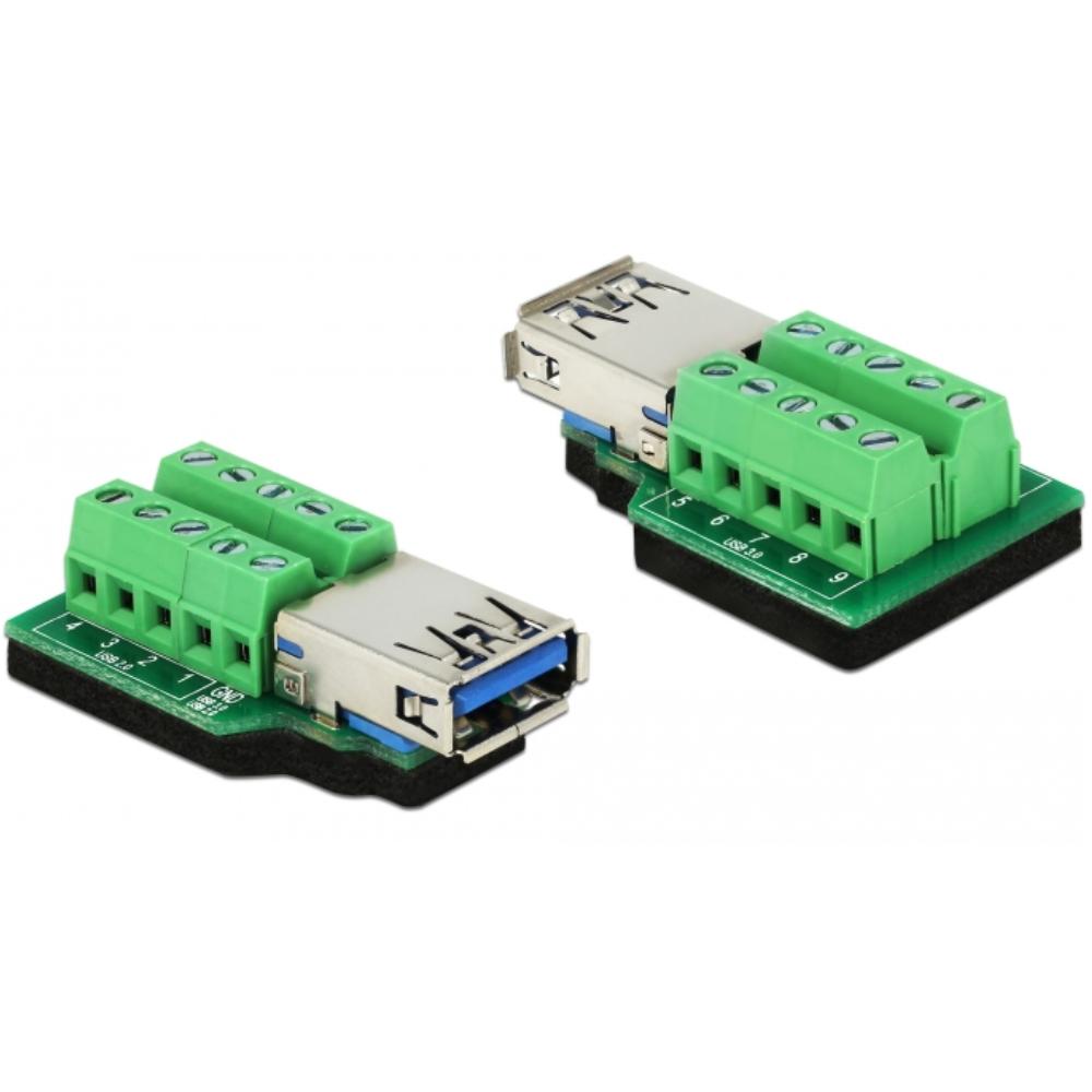 USB 3.0 auf Schraubklemmen Adapter - Delock