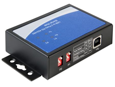 Adapter USB 2.0 zu 2 x RS422/485 Seriell Industrie - Delock