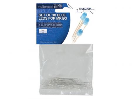 SATZ VON 30 X 3 MM SCHWARZ LED FÜR MK193 - Velleman