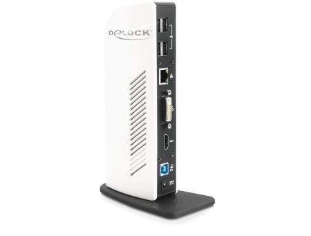 Portreplikator USB3.0 mit LAN+HDMI+DVI Delock - Delock