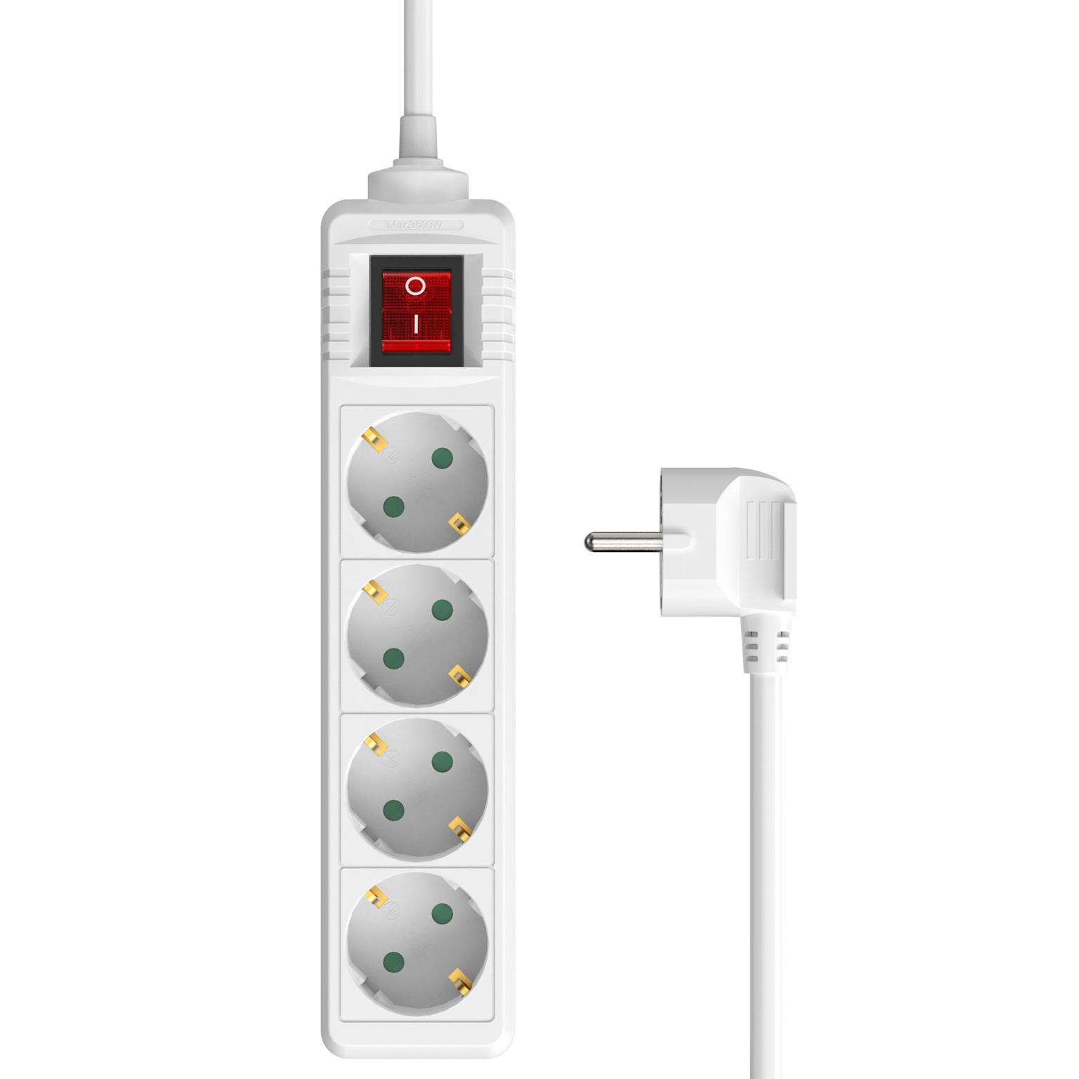 Steckdosenleiste 4-fach - Allteq