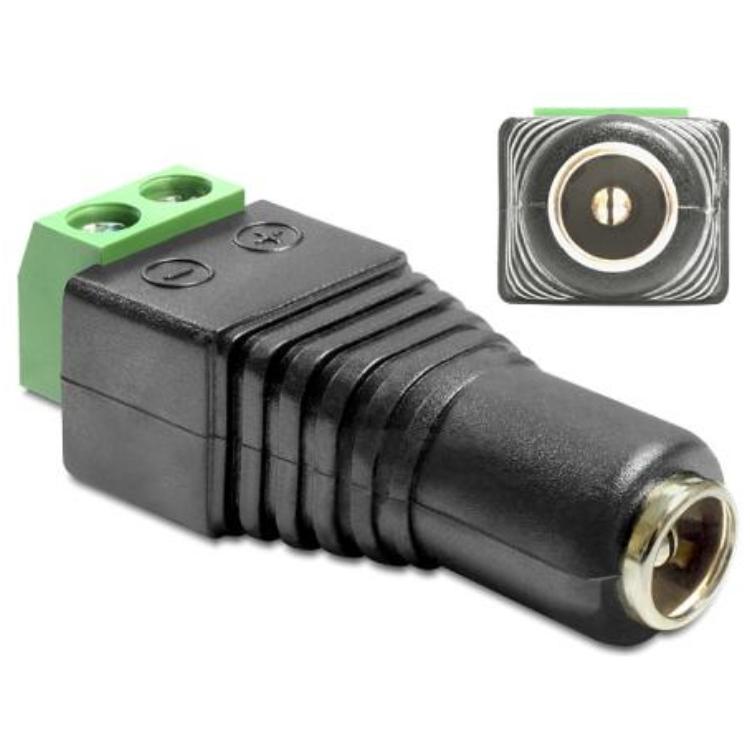 Netzstecker an Schraubklemme - Delock