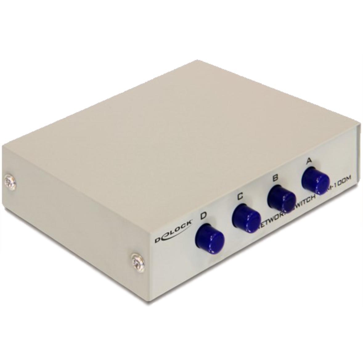 4 Port Netzwerk Switch - Delock