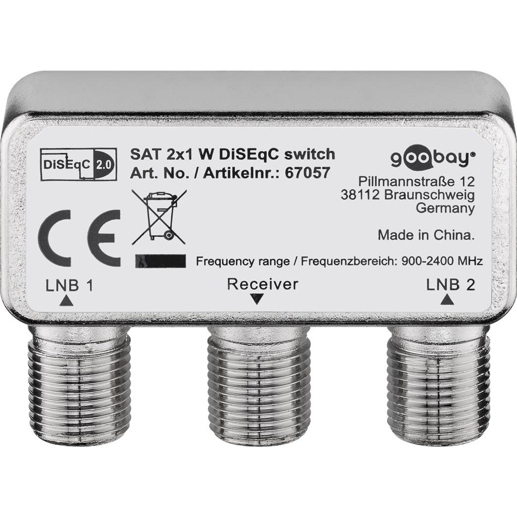 DiSEqC Schalter 2/1 - Goobay