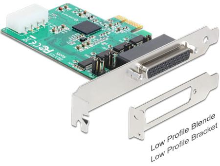 PCIe Seriell 4x RS 232 High Speed 921K Spannungsversorgung - Delock