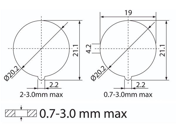 BELEUCHTETER WIPPSCHALTER GRÜNE LED 12 V 2P DPST / ON OFF - HQ Products