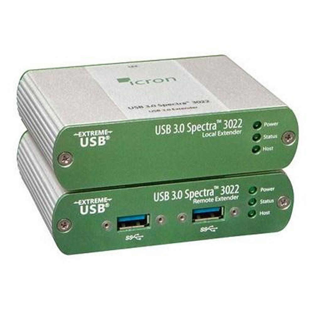 Lichtwellenleiter Verlängerung USB A auf Lichtwellenleiter USB 3.0 - Icron