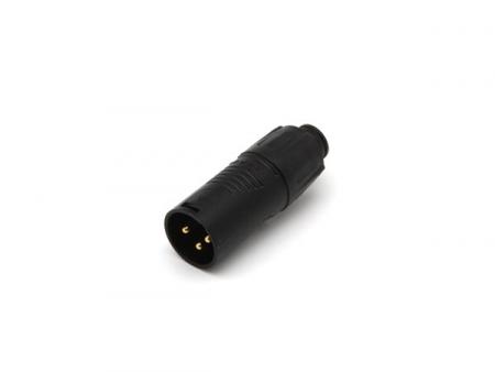 REAN TINY XLR ADAPTER STECKER AUF STECKER SCHWARZ - Neutrik