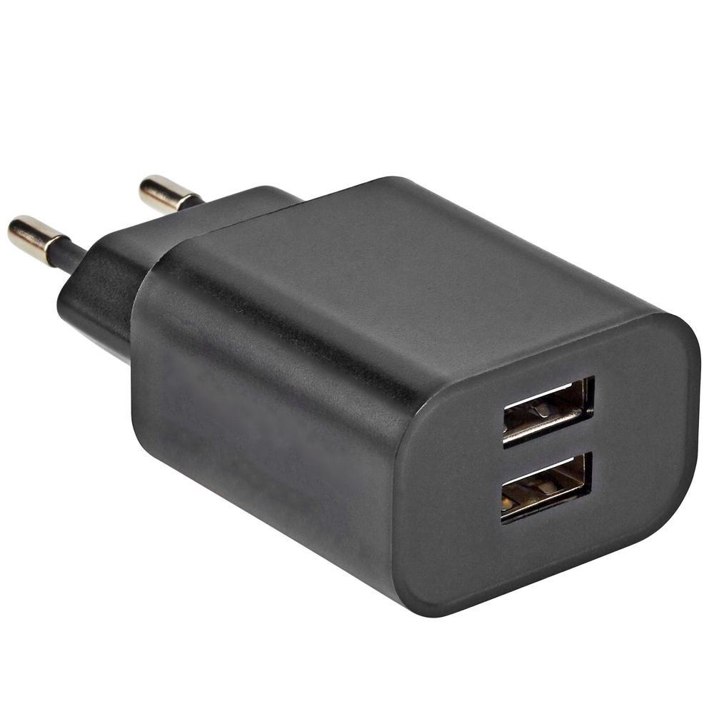 USB-Adapter-Ladegerät - 2.400 mA - Allteq