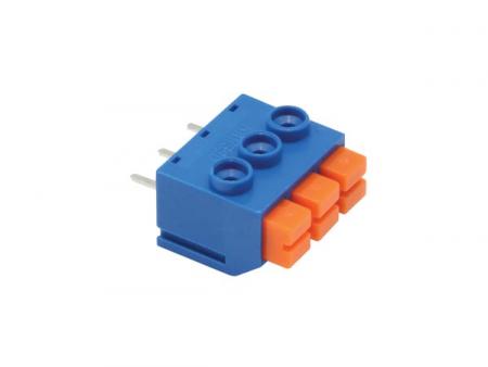 SCHRAUBENLOSER TERMINAL, 3 Polig, BLAU, 5 mm PITCH - HQ product