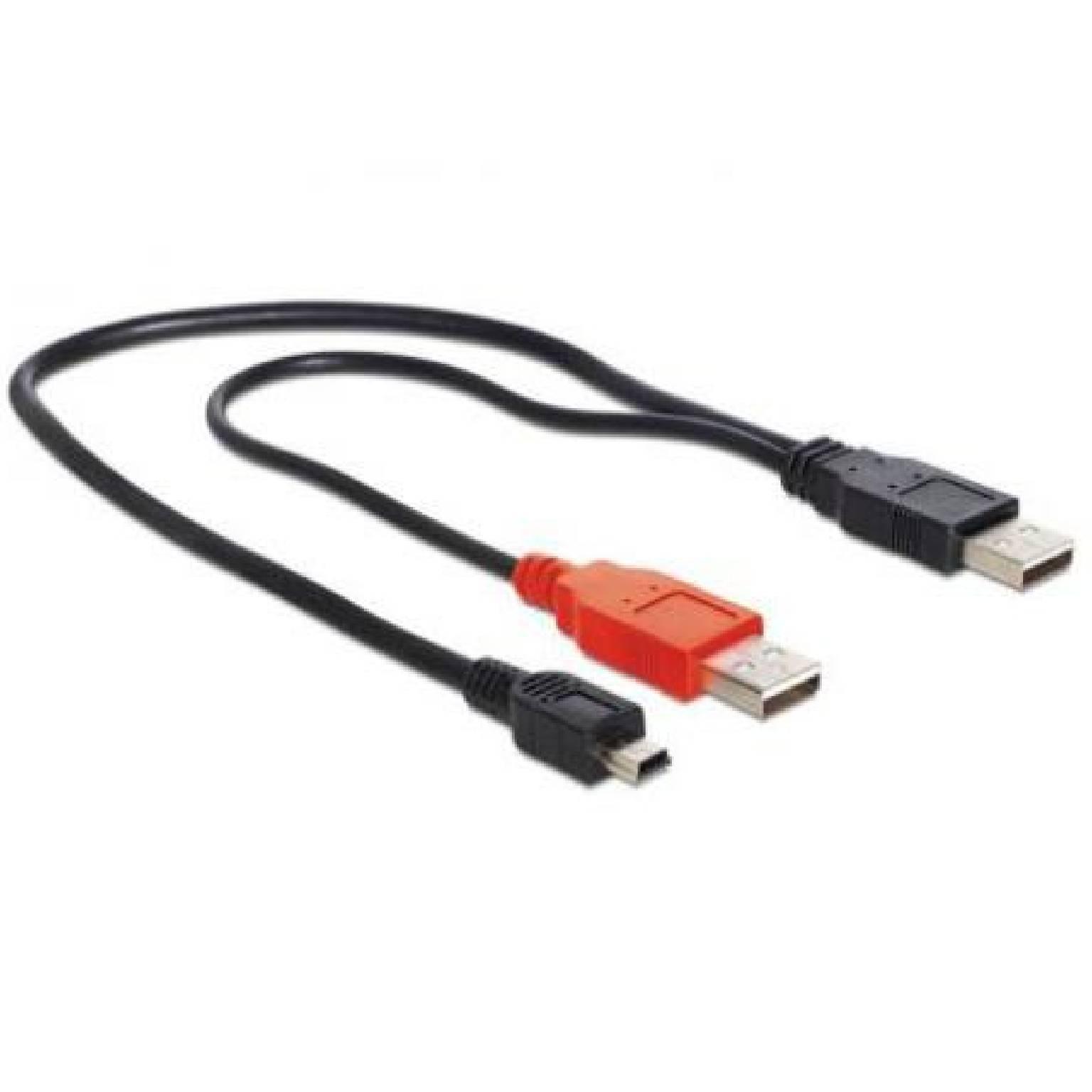 Mini USB Y Kabel 2.0 - Delock