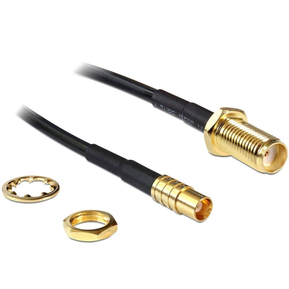 SMA auf MCX Antennenkabel - 50 Ohm - Delock