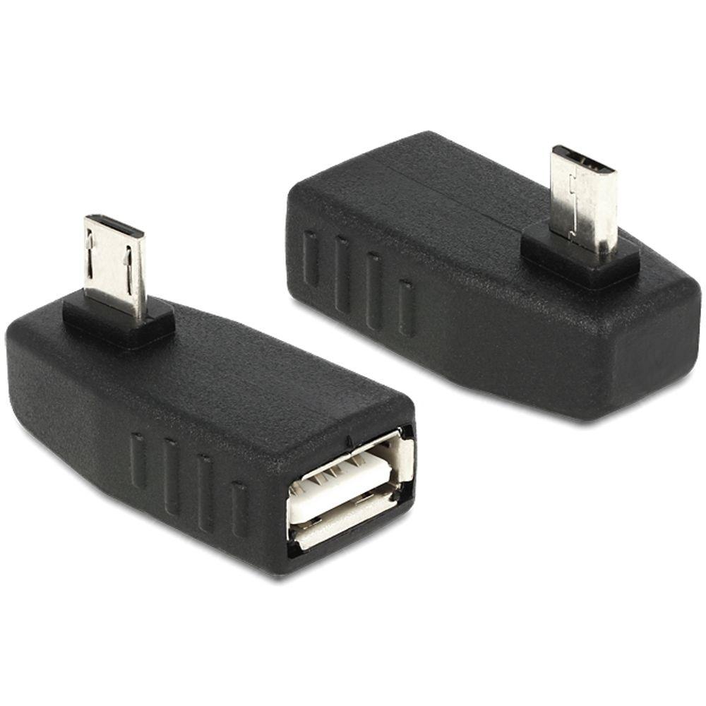 USB Mikro OTG Adapter Gewinkelt - Delock