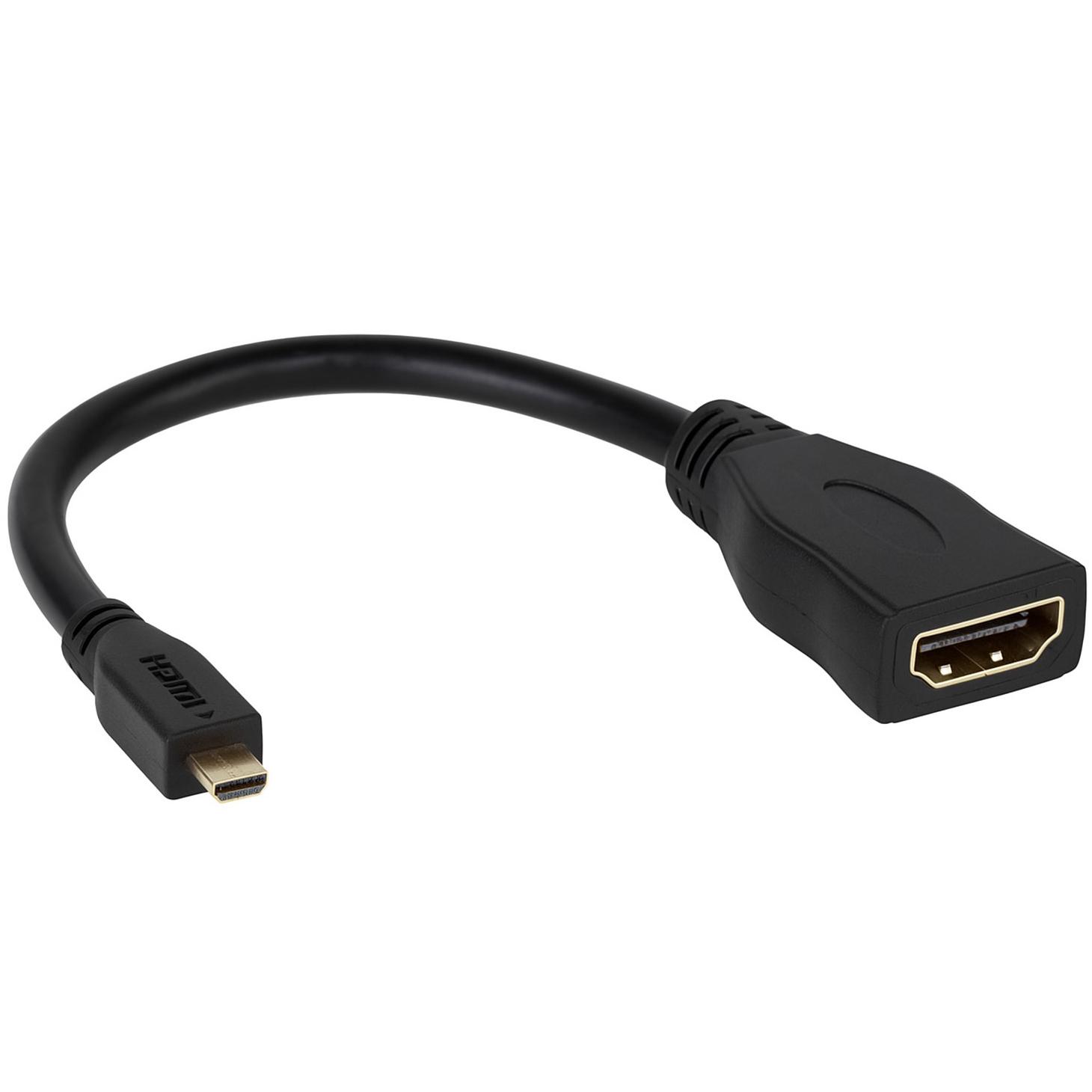 HDMI Micro auf HDMI A Kabel