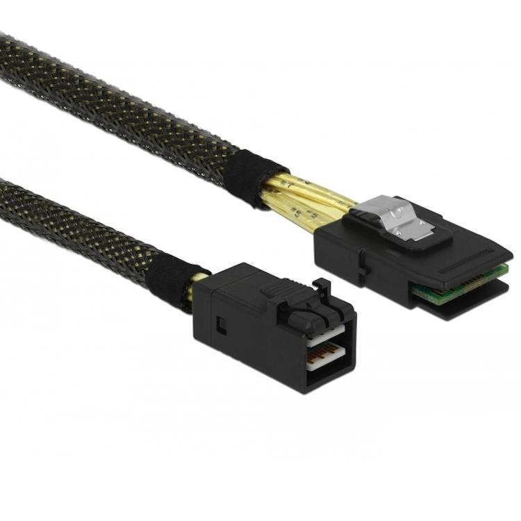 Delock Kabel Mini SAS HD x 4 SFF 8643 Stecker > Mini SAS x 4 36 Pin SFF 8087 m